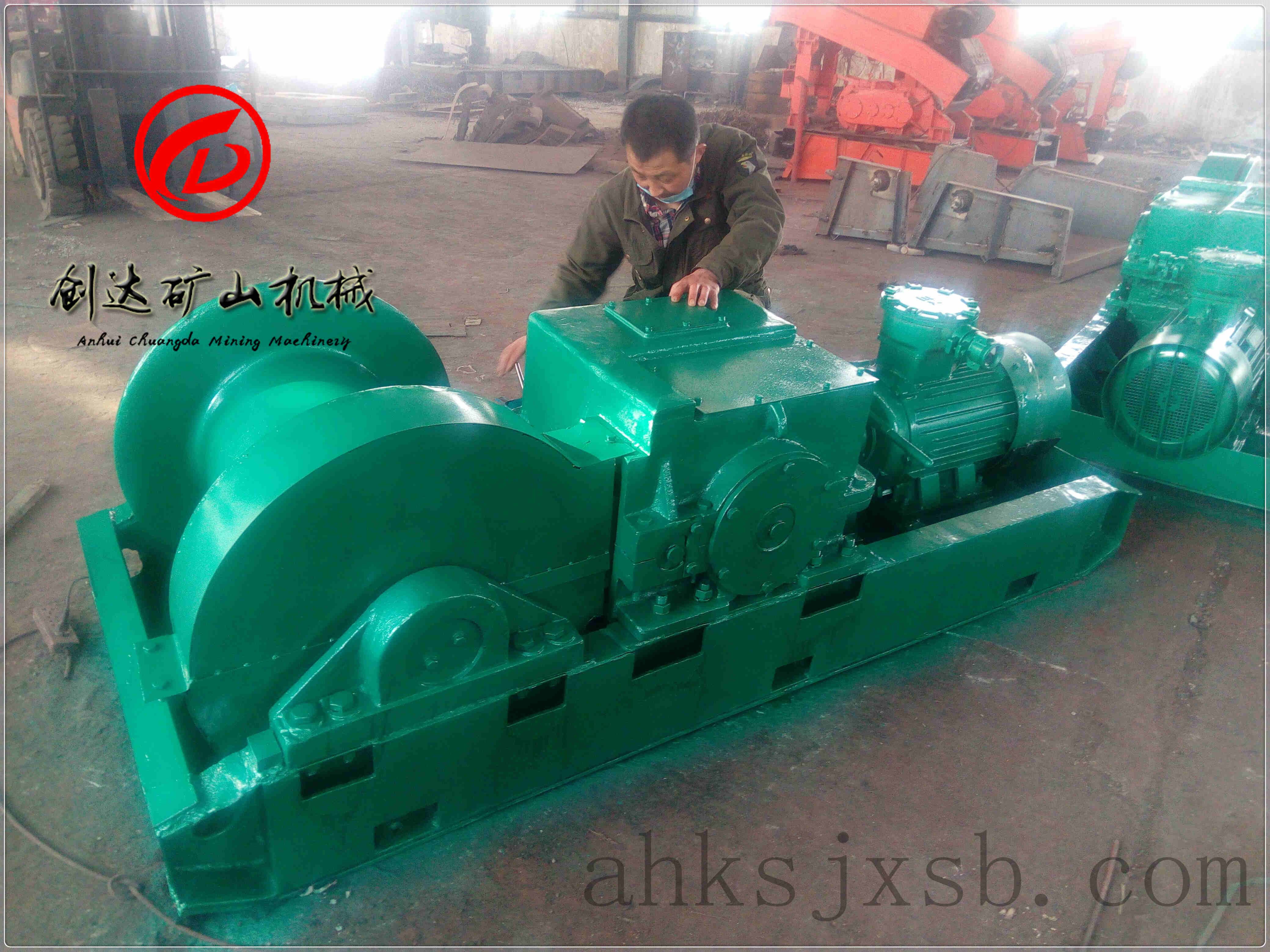 JH-20回柱絞車實物圖_回柱絞車實物圖_絞車源頭工廠_安徽創(chuàng)達